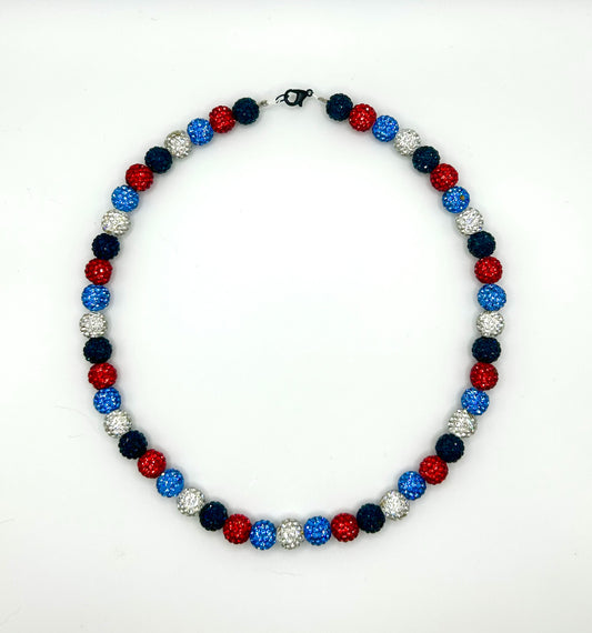 Bombers (baby blue, red, white, navy)