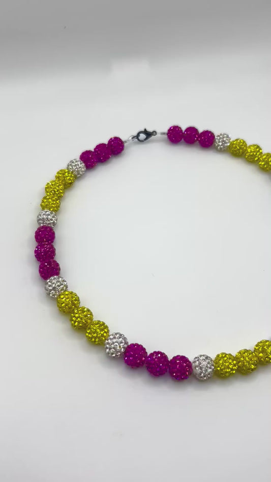Dub (fuchsia, yellow, white)